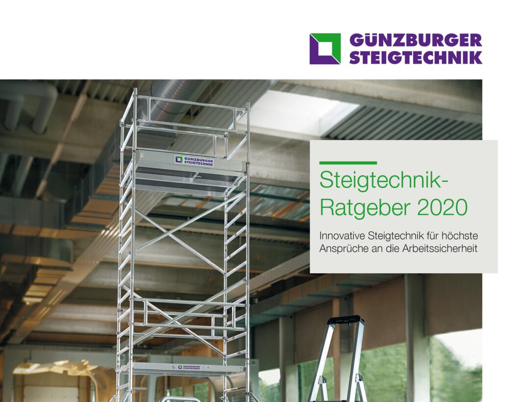 Plus complet et plus clair : un nouveau concept pour le catalogue de techniques d’accès 2020 de Günzburger Steigtechnik | © MUNK GmbH