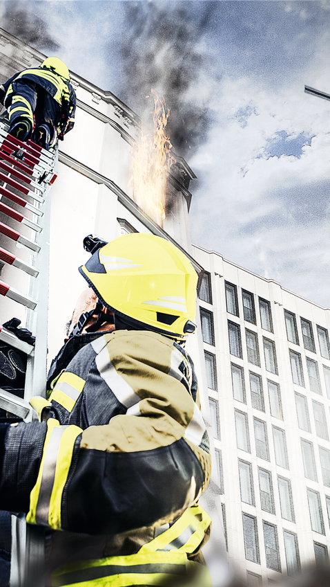 Fire brigade ladder / rope ladder in use | © MUNK GmbH